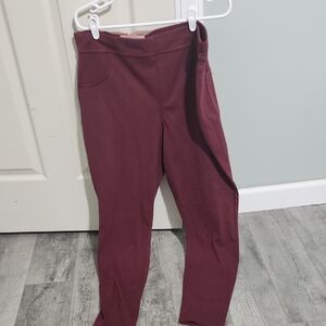 Maroon Leggings